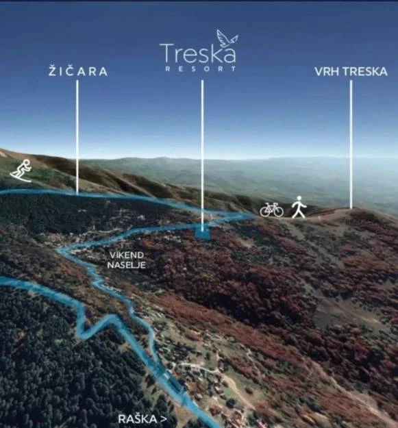 mapa treska